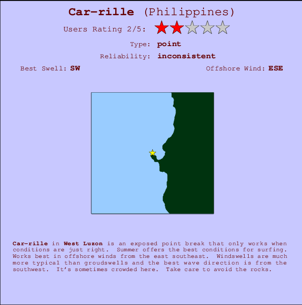 Car-rille break location map and break info