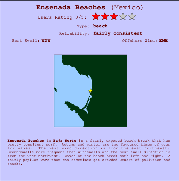 Ensenada Beaches Surf Forecast and Surf Reports (Baja Norte, Mexico)