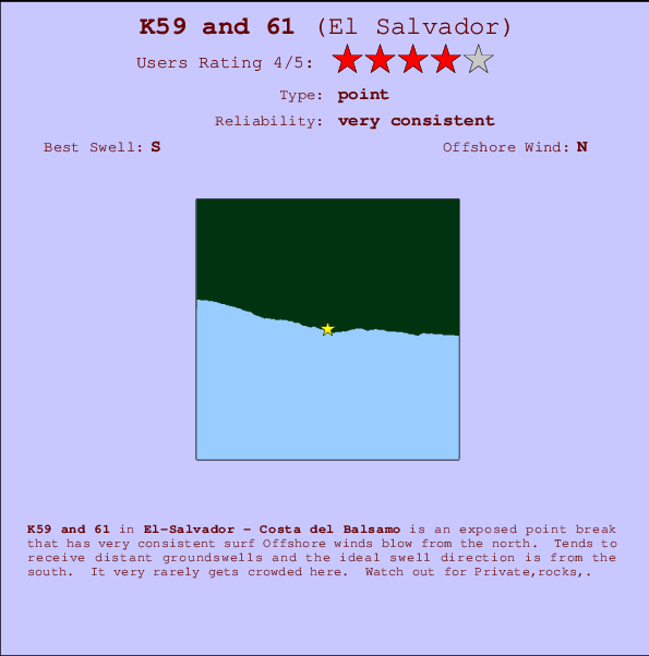 K59 and 61 break location map and break info