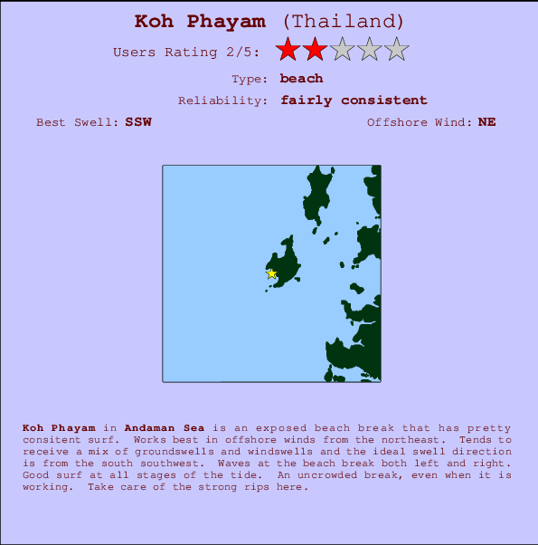 Koh Phayam Surf Forecast and Surf Reports (Andaman Sea ...
