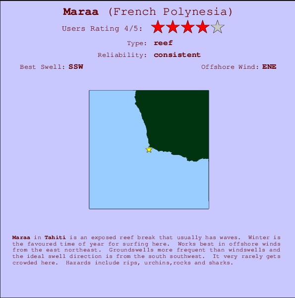 Maraa break location map and break info