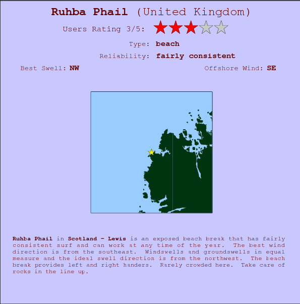 Ruhba Phail break location map and break info