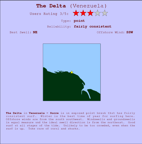 The Delta break location map and break info