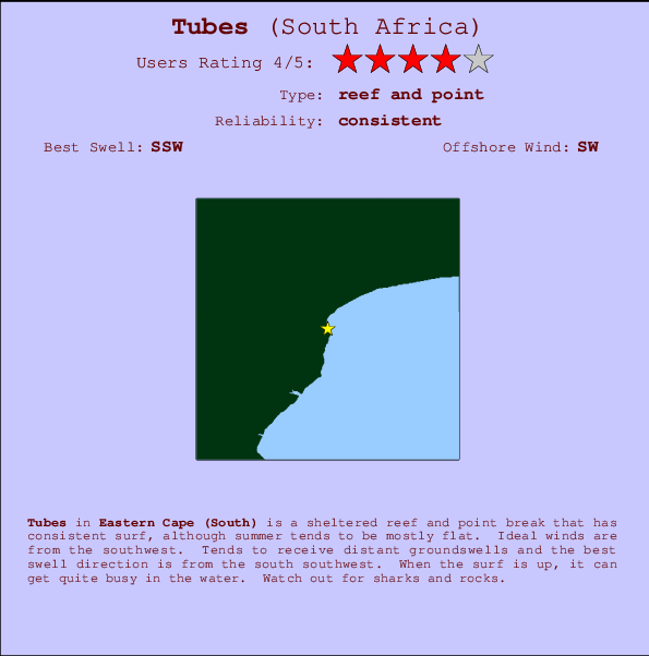 Tubes break location map and break info