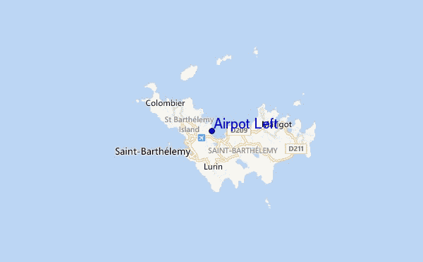 Airpot Left location map