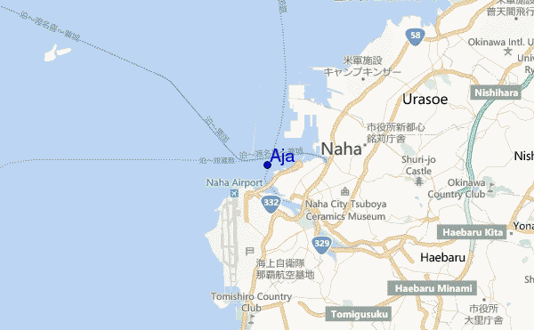 Aja location map