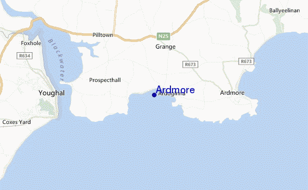 Ardmore location map