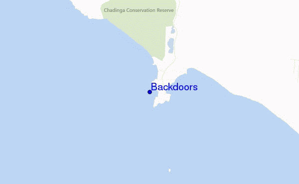 Backdoors location map