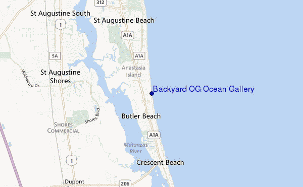 Backyard OG Ocean Gallery location map