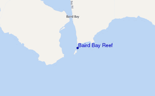 Baird Bay Reef location map