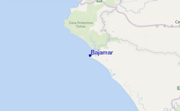Bajamar location map
