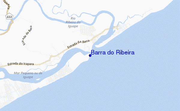 Barra do Ribeira location map