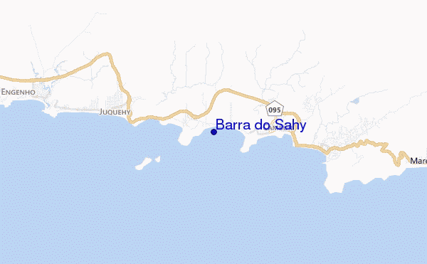 Barra do Sahy location map
