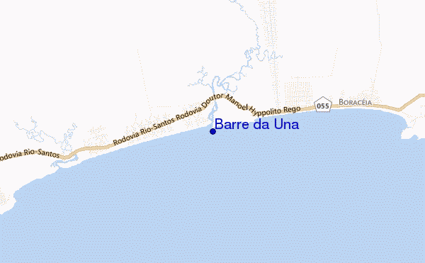 Barre da Una location map