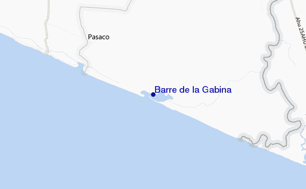 Barre de la Gabina location map