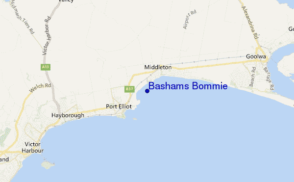 Bashams Bommie location map