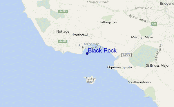 Black Rock location map