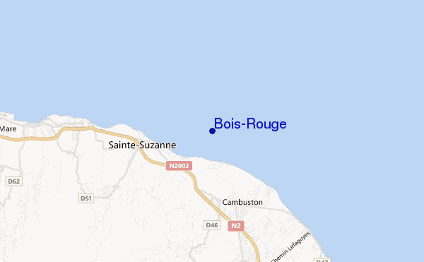 Bois-Rouge location map
