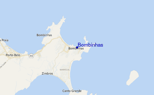 Bombinhas location map