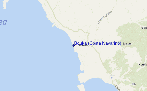 Bouka (Costa Navarino) location map