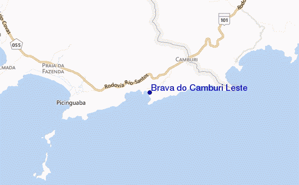 Brava do Camburi Leste location map