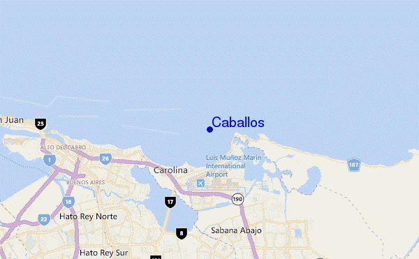 Caballos location map