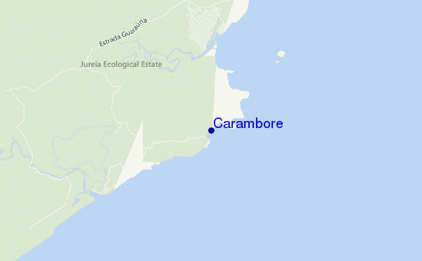 Carambore location map