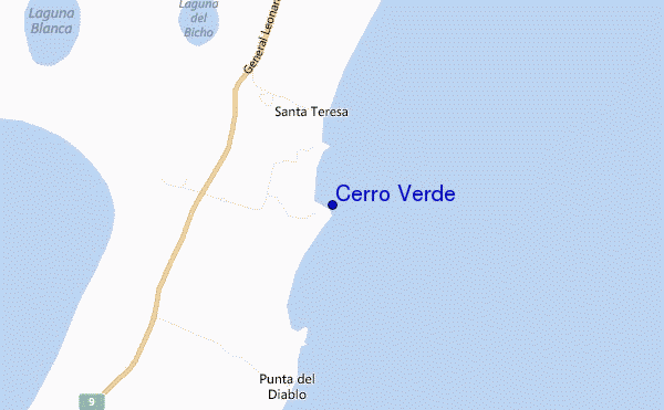 Cerro Verde location map