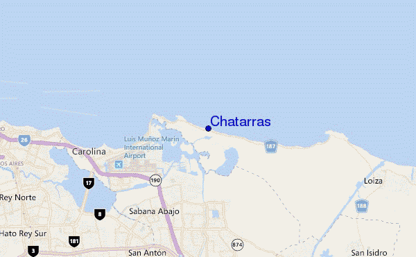 Chatarras location map