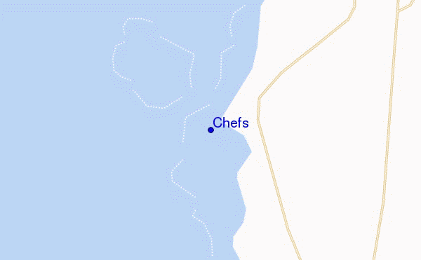 Chefs location map