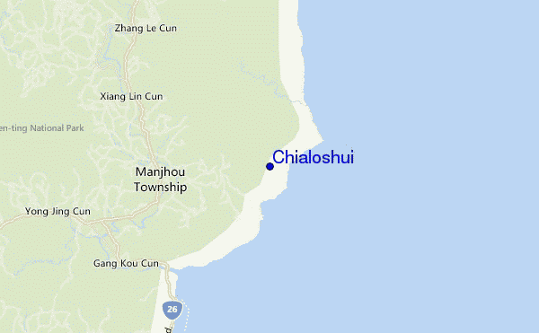 Chialoshui location map