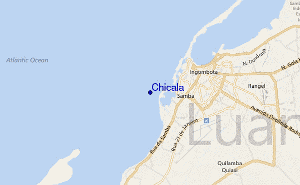 Chicala location map