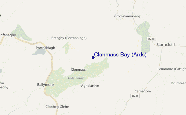 Clonmass Bay (Ards) location map