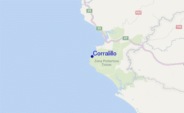 Corralillo location map