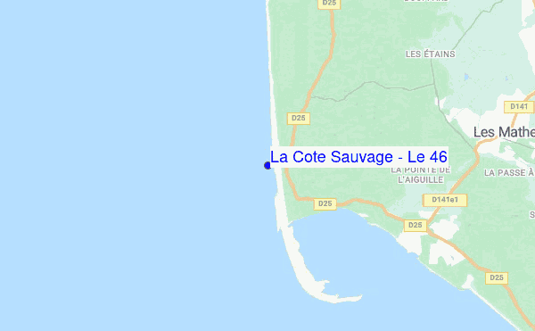 La Cote Sauvage - Le 46 location map