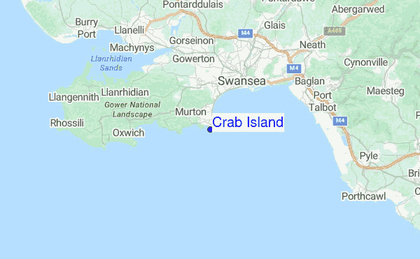 Crab Island Surf Forecast and Surf Reports (Wales - Gower, UK)