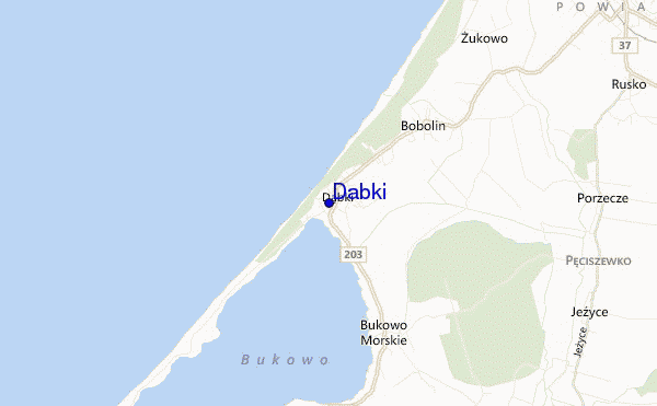 Dabki location map
