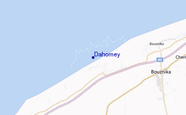 Dahomey location map