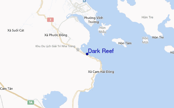 Dark Reef location map