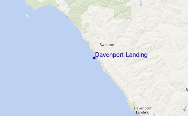Davenport Landing location map