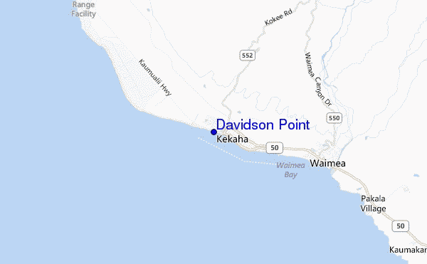 Davidson Point location map