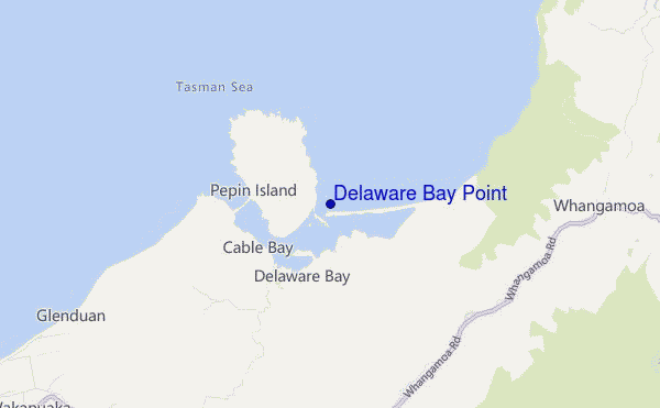 Delaware Bay Point location map