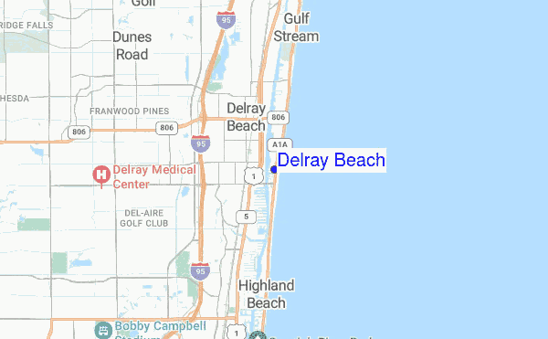 Delray Beach location map