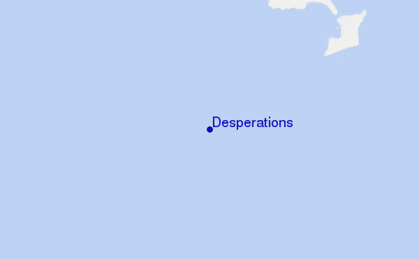 Desperations location map