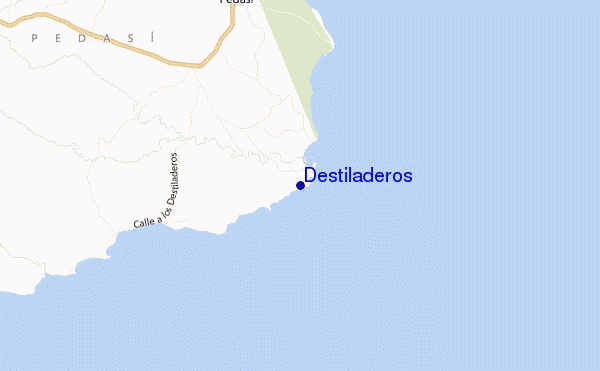Destiladeros location map
