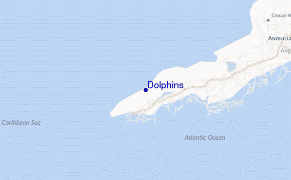 Dolphins location map