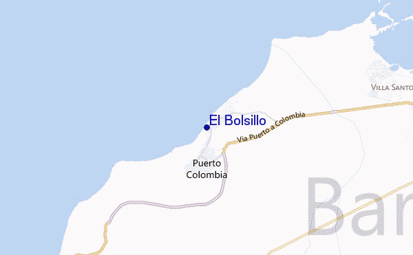 El Bolsillo location map