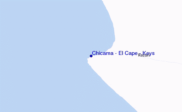Chicama - El Cape / Keys location map