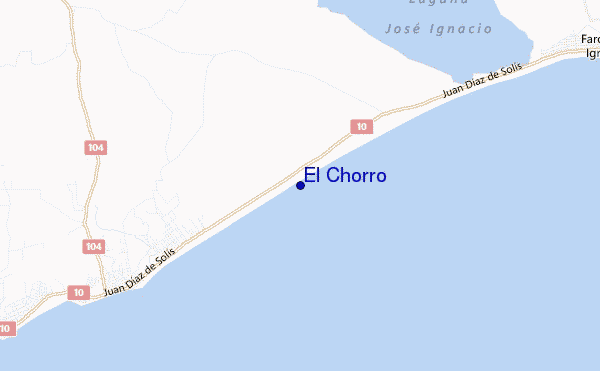 El Chorro location map