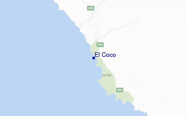 El Coco location map